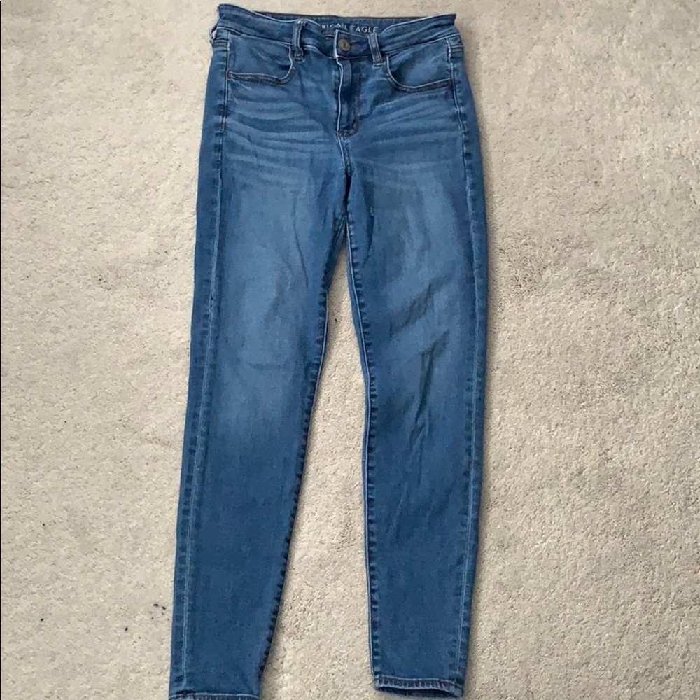 Mid wash jeans